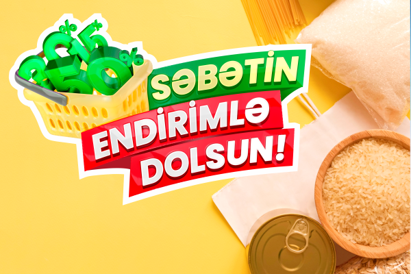 Səbətin Endirimlə Dolsun!