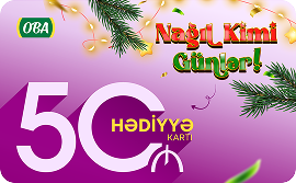 62 ədəd 50 AZN-lik OBA bonusu